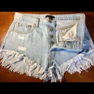 Forever 21 high waisted festival shorts